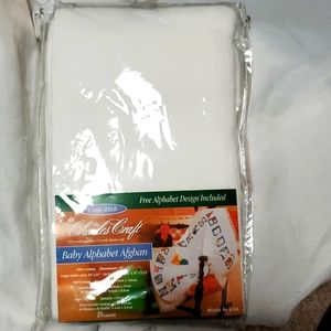 BNIP Cross Stitch Charles Craft Baby Alphabet Afghan